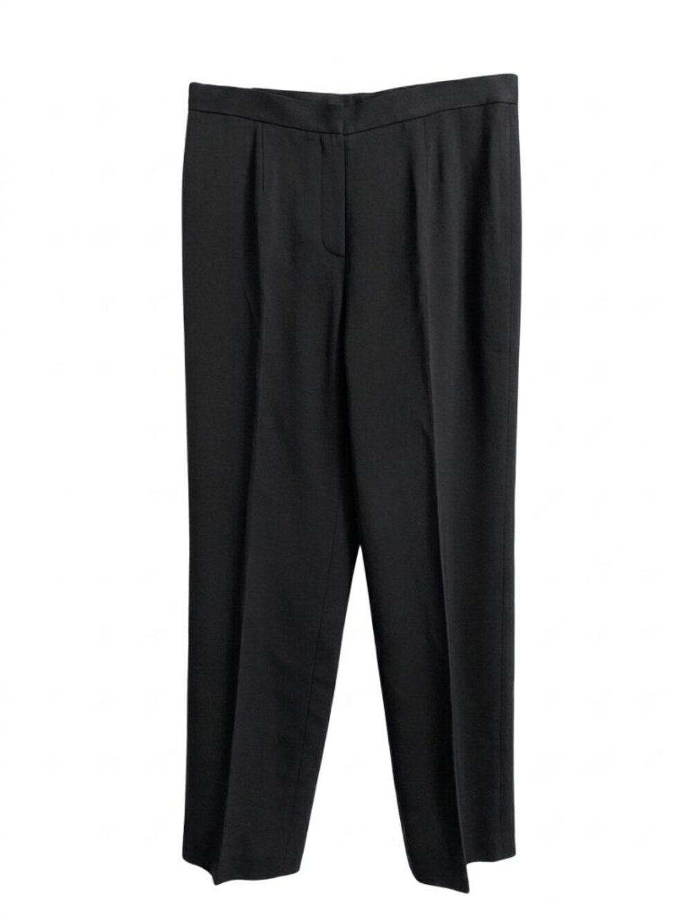 Lauren Ralph Lauren Wool Dress Pants 10 Black Lined Career Trouser 32 Inseam